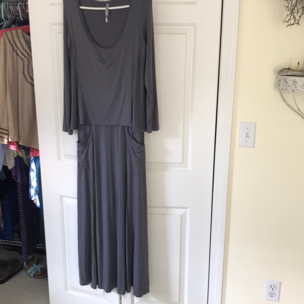 Last Tango NWT stylish gray dress.